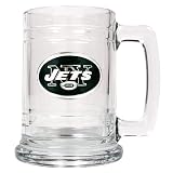 New York Jets - NFL 15oz Glass Tankard (Primary Logo)