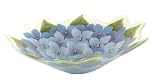 Peggy Karr 17-Inch Glass Hydrangea Flower Bowl