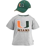 Miami Hurricanes Infant T-shirt & Hat Combo