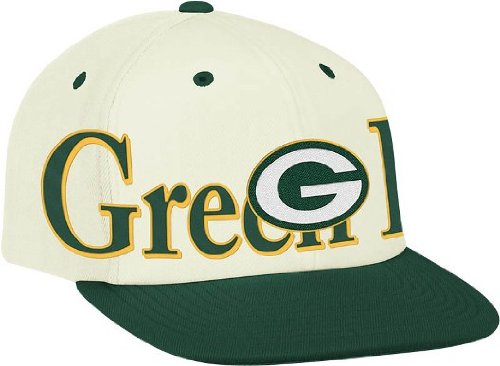 Green Bay Packers Reebok Throwback Team Name & Logo Snap Back Hat Green Bay Packers Reebok Throwback Team Name & Logo Snap Back Hat