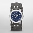 Fossil Stainless Steel and Leather Watch Grey
