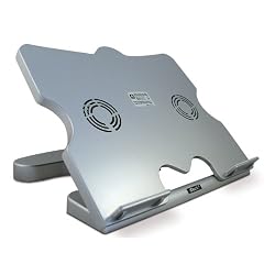 Notebook Cooling Stand (Dual-Fan Extra Quiet) - Silver