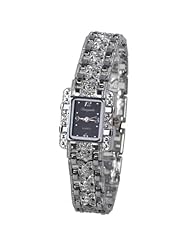 2013Newestseller Ladies Watch on Sale Alloy Band Analog Wristwatch Valentines Day Gift Black Dial