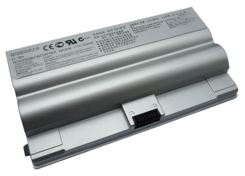 Sony Vaio VGN-FZ140E SUPERIOR GRADE New 6-Cell Tech Rover BrandTM Battery [No BIOS update needed - just like Original Sony] {Color: Silver} On Sale