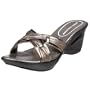 Athena Alexander Women's Atara Sandal,Pewter Leather/ Pewter Nappa,6 M US