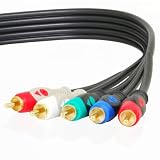 Mediabridge - RCA Component Video Cable with Audio - 12ft