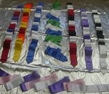 Rhythmic Ribbons Multi-Colors 9ft, Red/White/Blue