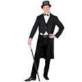 Frack Gehrock M 48 50 unisex schwarz Cabaret 20er Gangster Casino Vegas Hochzeit