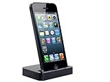 Desktop Data Sync & Charger Cradle Mount Dock Docking Station for Apple iPhone 5 Black