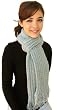 Handmade Chunky Traditional Scarf - Pretty Gray (Long/knitted Entirely By Hand!)