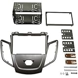 Doppel DIN Radioeinbaukit FORD Fiesta (2009>) silbermatt