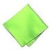 TieMart Hot Lime Green Solid Color Pocket Square