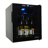 Vinotemp VT-15TS 15 Bottle Touchscreen Wine Cooler, Black