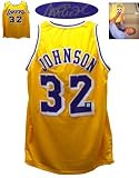 Signed Magic Johnson Autographed LA Lakers Jersey SSG COA Certificate of authenticity from SSG, Magic's longtime marketing company and picture from the private autograph signing. Size XL jersey (same size Magic wore) with stitched name and numbers. Excellent gift for any Los Angeles Lakers fan or collectors.