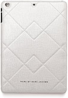Marc by Marc Jacobs Crosby Quilted Saffiano iPad Air Case, Silver, One Size