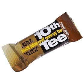 SCNS Sports Foods 10th Tee Peanut Honey Back Nine Golf Energy Bar, 1.76-Ounce Bars (Pack of 12)