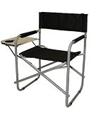 Picture of Sunncamp Directors Chair With Side Table Folding Armchair - Black