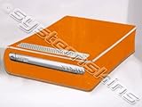 Xbox 360 HD DVD Skin - NEW - ORANGE CHROME MIRROR system skins faceplate decal mod