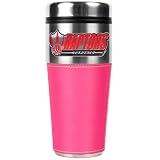 read full review NBA Toronto Raptors 16-Ounce Stainless Steel Travel Tumbler with Pink Sleeve