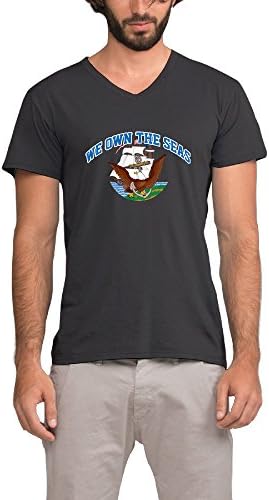 Us Navy We Own The Seas Boy Slim Fit Original V-neck Tee T-shirt