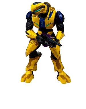 Halo 3 McFarlane Toys Series 7 Action Figure YELLOW Elite Flight