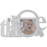 Elegant Baby Silver-plated Birthday Photo Frame - Three