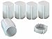 Coin Safe-Square American Silver Eagle Coin Tubes, Pack of 5 Tubes