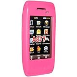 Amzer Silicone Skin Jelly Case for Samsung Impression A877 (Baby Pink)
