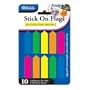 BAZIC Arrow Flags, 0.5 x 1.7 Inch, Neon (24 Count) 10 Per Pack