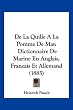 de La Quille a la Pomme de Mat: Dictionnaire de Marine En Anglais, Francais Et Allemand (1885)