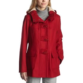 London Fog Women's Toggle Front Wool Coat
