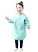Plie Waterproof Kids Art Smocks 37 Colors (Age 1-10, S-XXL size), Mint Dot (02-M)