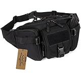 ArcEnCiel Hip Pack Tactical Waist Packs Waterproof Waist Bag Fanny Pack Belt Bag Hiking Climbing Outdoor Bumbag