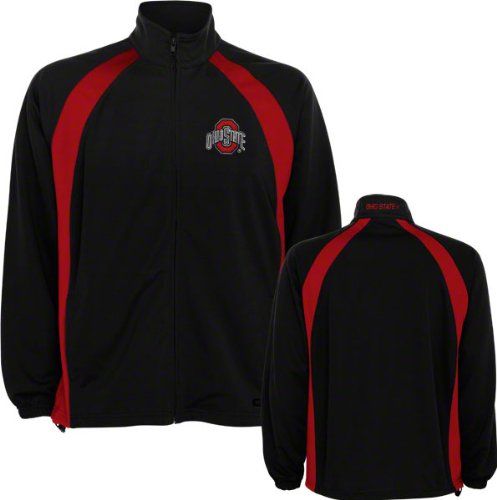 NCAA Ohio State Buckeyes Rival Full Zip Jacket, Red, Small