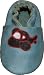 Tibet PLATEAU soft sole infant full grain baby shoes SUEDE black airplane blue