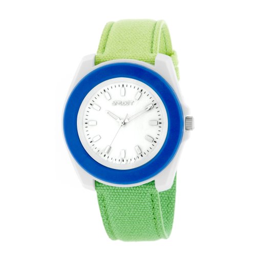 Sprout Women's ST2026MPLBLG Eco-Friendly Corn Resin and Green Organic Cotton Strap Watch