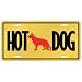 New  German Shepherd - Hot Dog  License Plate Dog