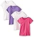 Fruit of the Loom Girl's Toddler Tee , Assorted, 4T(Pack of 4)
