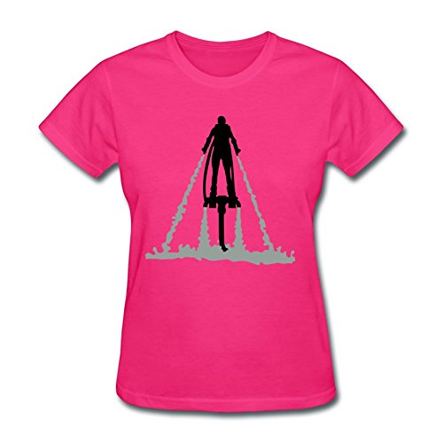 Flyboard T-shirt Specialized For Women Customized Pink T Shirt By Terrydaniel