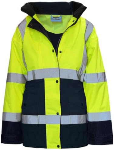Utility Pro UHV664 Womens High-Vis Safety Parka with Teflon Fabric Protector , Lime, Medium