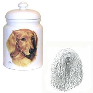 Komondor Cookie Jar, Porcelain by Rosalinde by