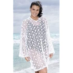 Club Z® Crochet Plus Size Cover Up - Plus Size Swimwear Plus Size Swimsuits