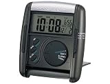 Seiko Travel Alarm Clock With Automatic Calendar-QHL004KLH