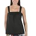 GO International® A-Line Camisole Top - Ebony