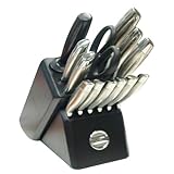 KitchenAid KA1SS14TB 14-Piece Stainless Steel Knife Set with Block