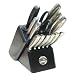 KitchenAid KA1SS14TB 14-Piece Stainless Steel Knife Set with Block