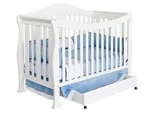 DaVinci Parker 4 in 1 Crib with Toddler Rail, Pure White