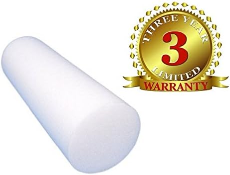 Foam Roller, ProRoll Premium High Density Foam Roller - Extra Firm With 3 Year Warranty (36" White)