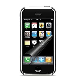 Apple Iphone PDA Premium Reusable LCD Screen Protector with Lint Cleaning Cloth