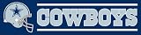 Dallas Cowboys Giant 8-Foot by 2-Foot Nylon Banner